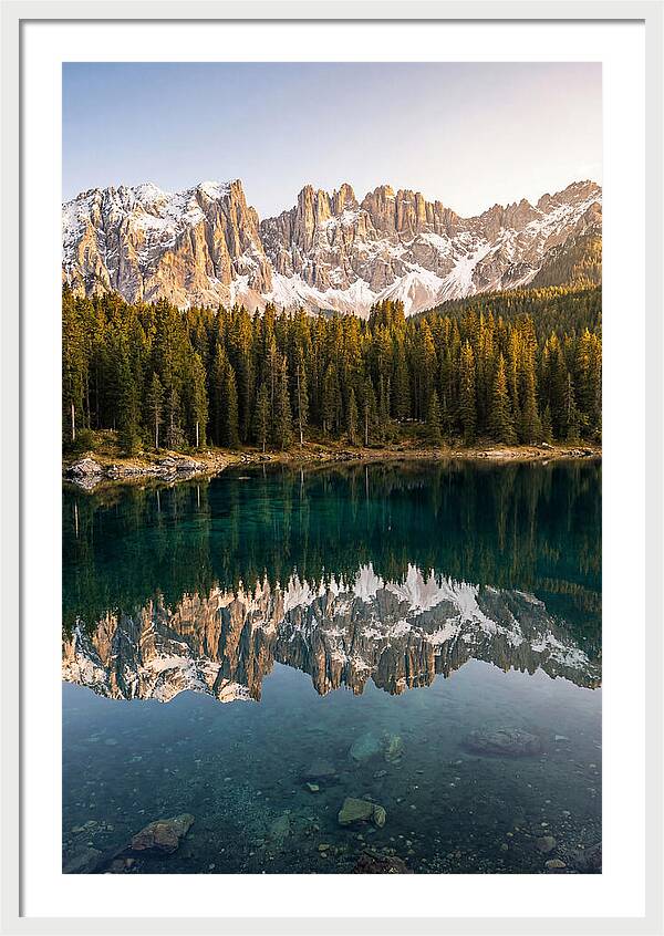 Jenny Lake Reflection At Dawn