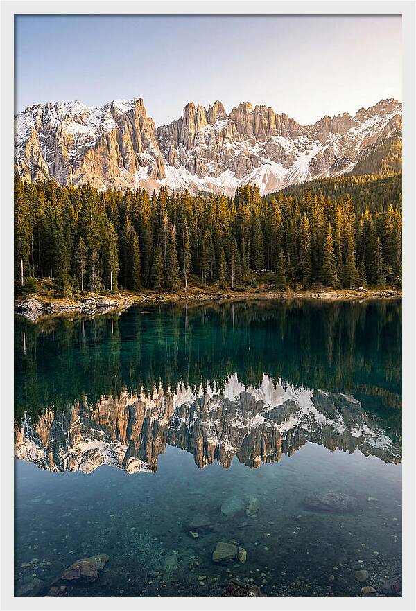Jenny Lake Reflection At Dawn