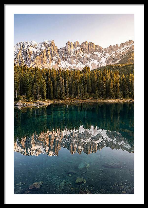 Jenny Lake Reflection At Dawn