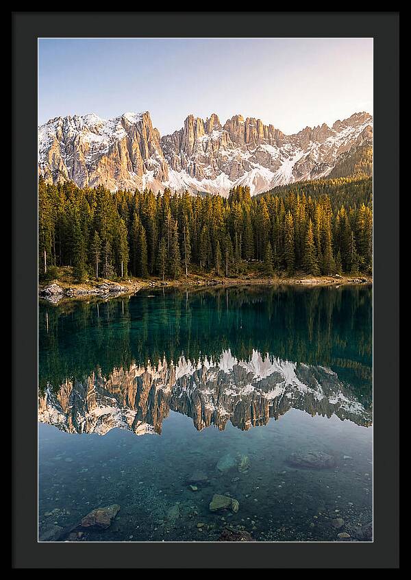Jenny Lake Reflection At Dawn