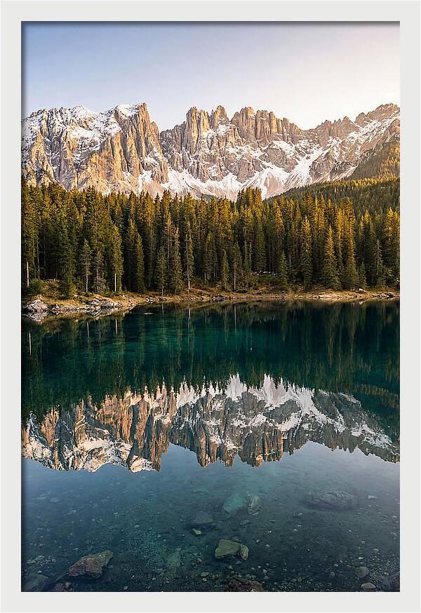 Jenny Lake Reflection At Dawn