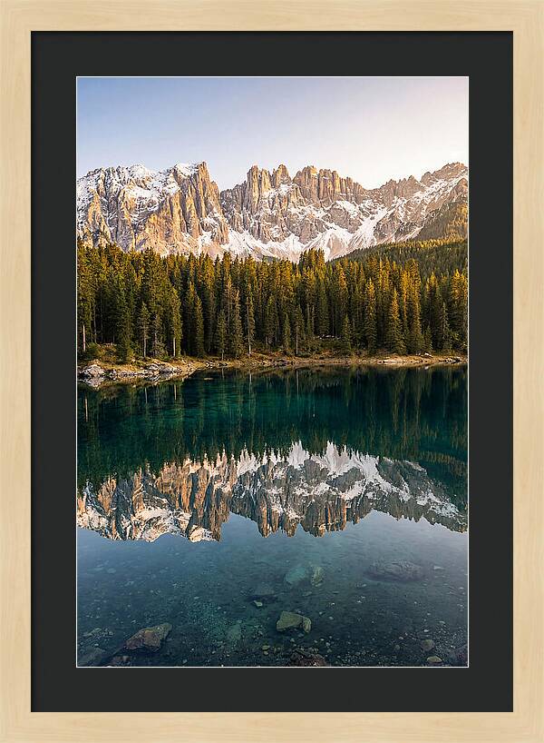 Jenny Lake Reflection At Dawn