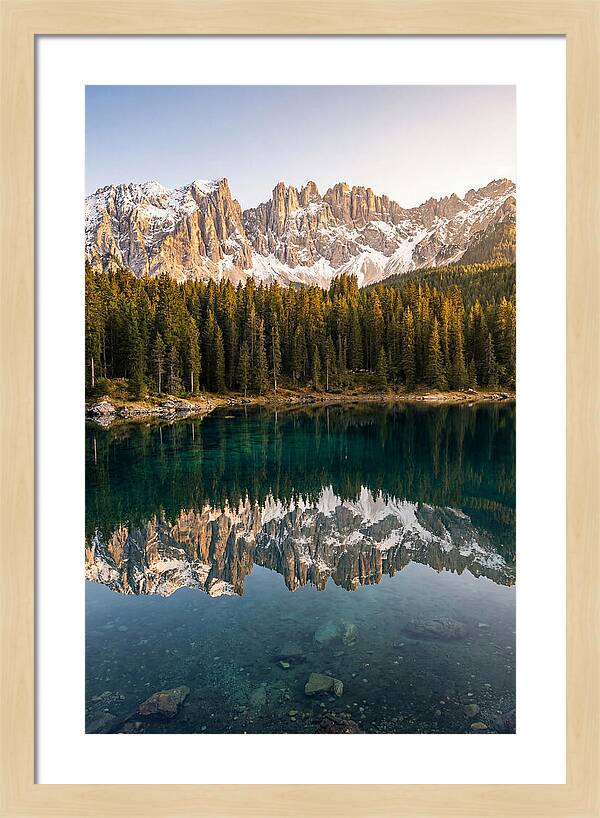 Jenny Lake Reflection At Dawn