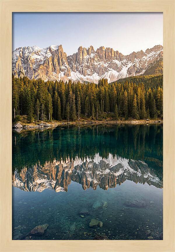 Jenny Lake Reflection At Dawn