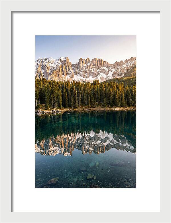 Jenny Lake Reflection At Dawn