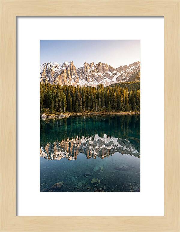 Jenny Lake Reflection At Dawn
