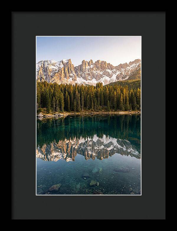 Jenny Lake Reflection At Dawn