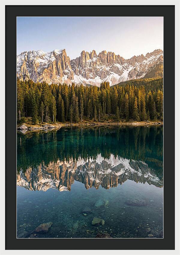 Jenny Lake Reflection At Dawn