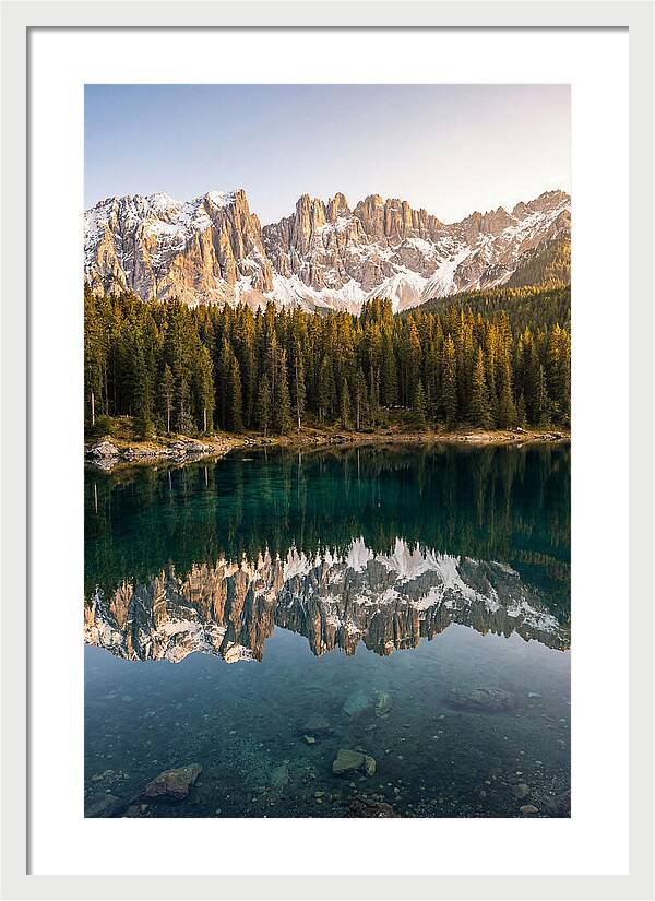 Jenny Lake Reflection At Dawn
