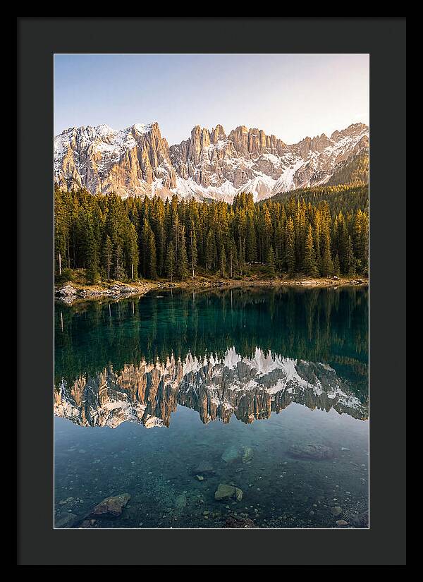 Jenny Lake Reflection At Dawn