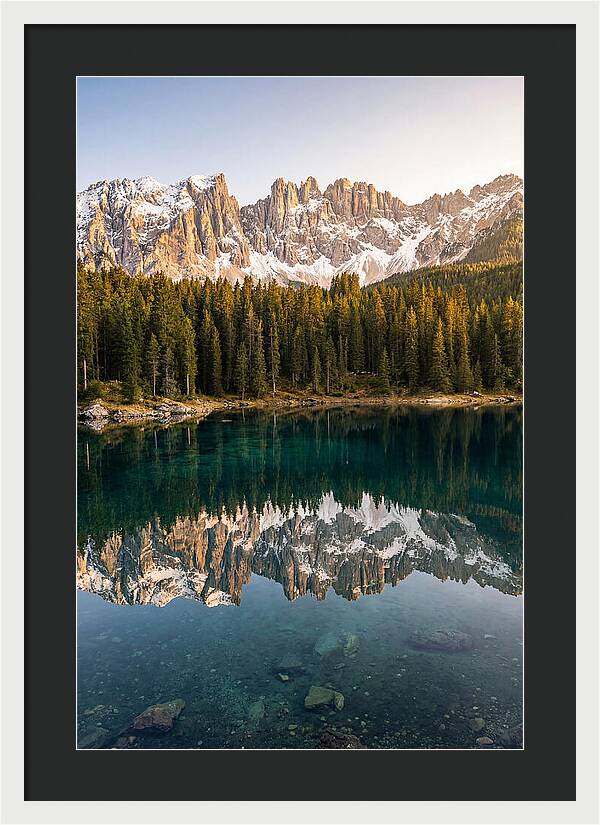 Jenny Lake Reflection At Dawn