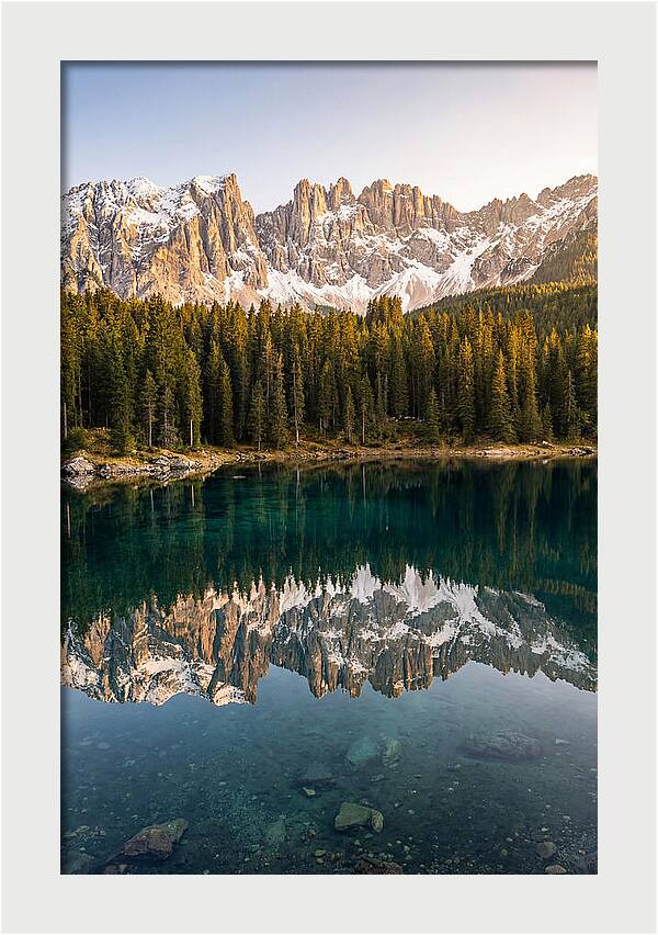 Jenny Lake Reflection At Dawn