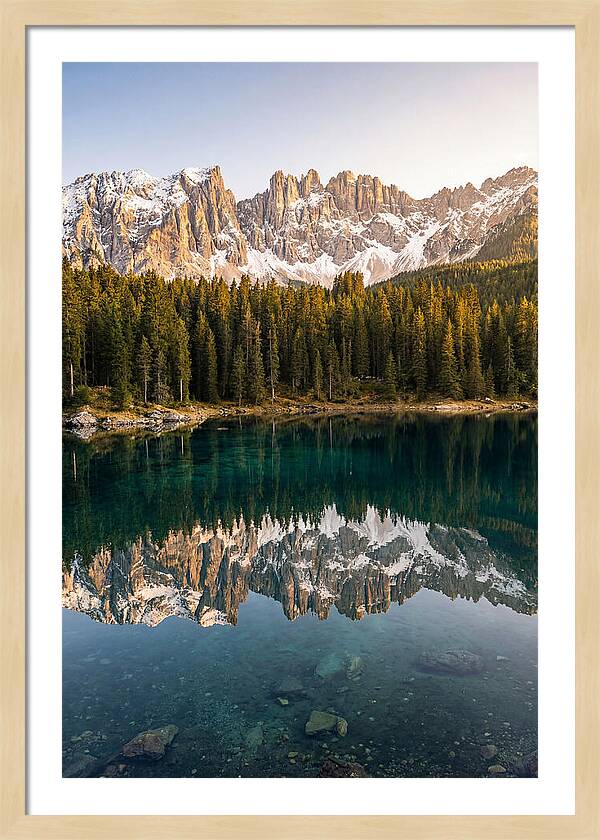Jenny Lake Reflection At Dawn