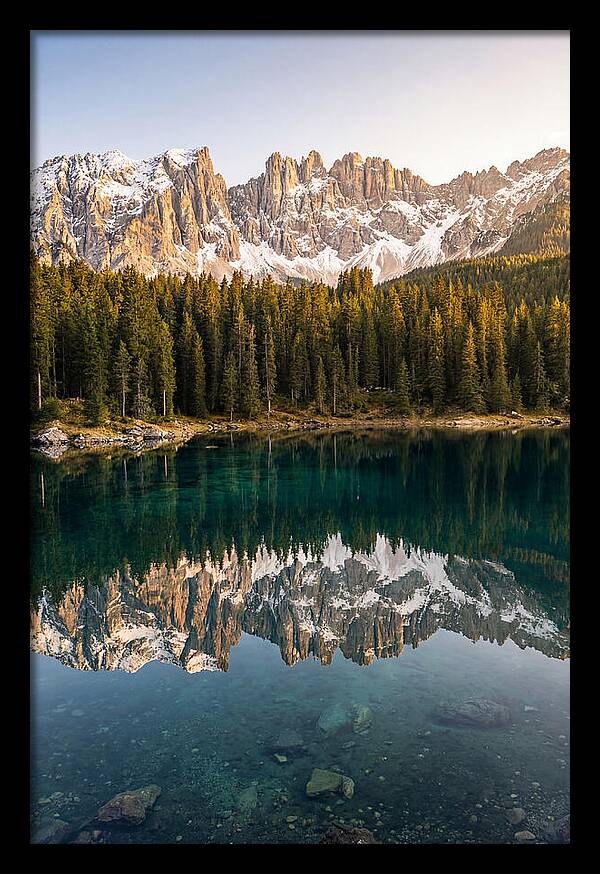 Jenny Lake Reflection At Dawn
