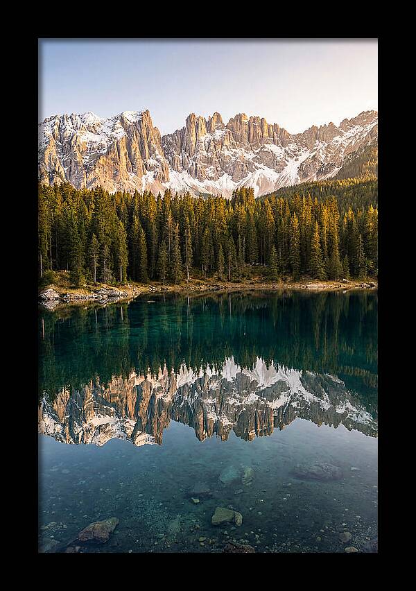 Jenny Lake Reflection At Dawn