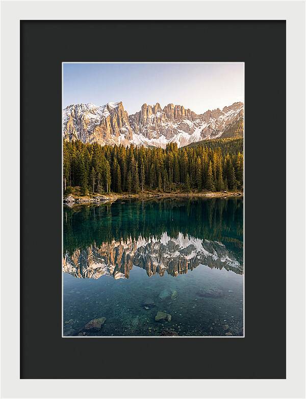 Jenny Lake Reflection At Dawn