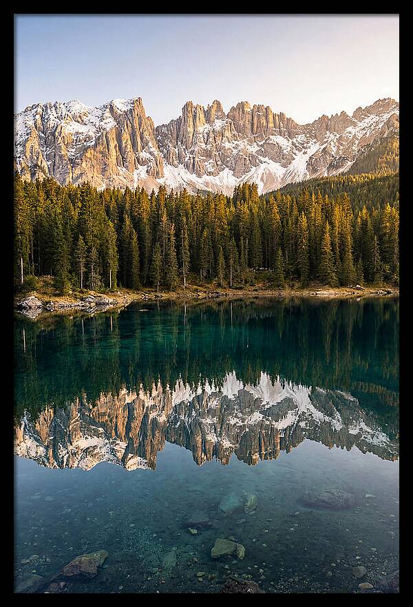 Jenny Lake Reflection At Dawn