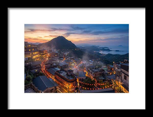 Jiufen At Blue Hour