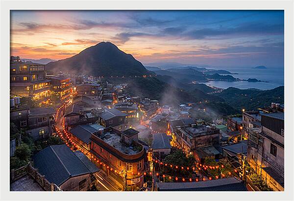 Jiufen At Blue Hour