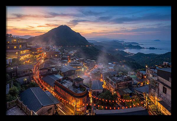 Jiufen At Blue Hour