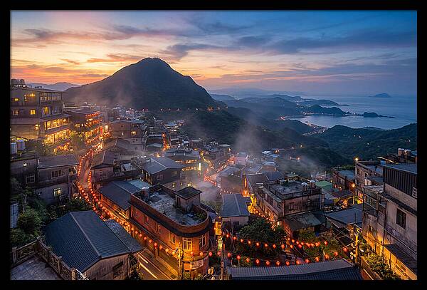 Jiufen At Blue Hour