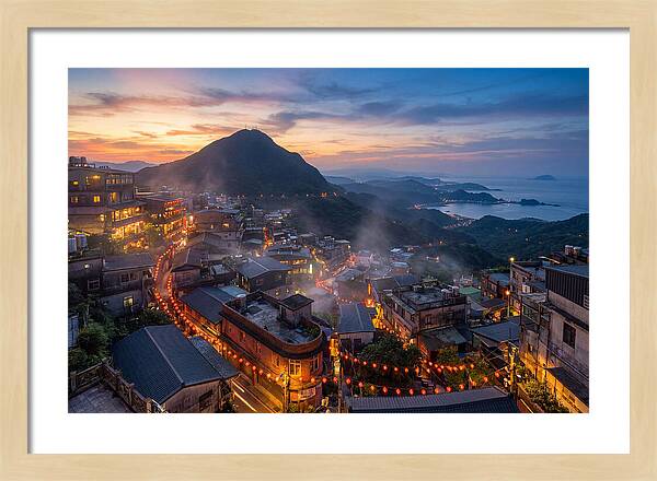 Jiufen At Blue Hour