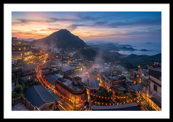 Jiufen At Blue Hour