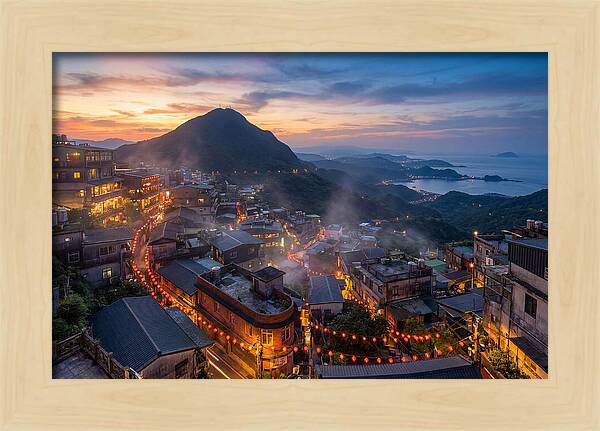 Jiufen At Blue Hour