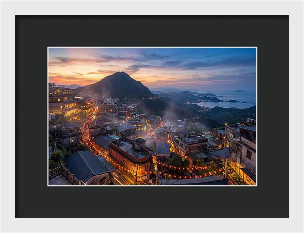 Jiufen At Blue Hour