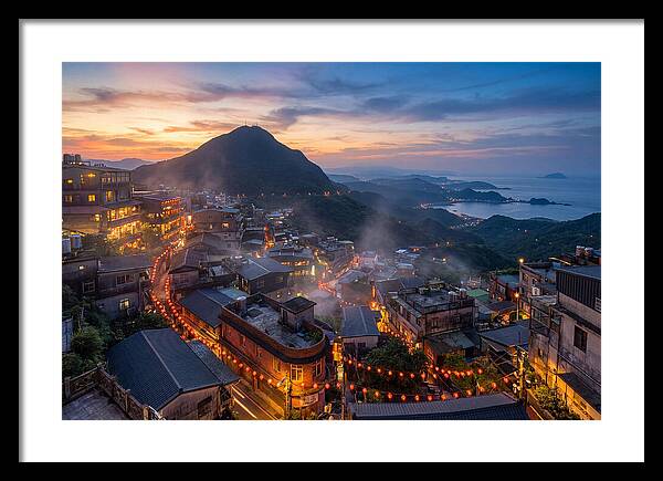 Jiufen At Blue Hour