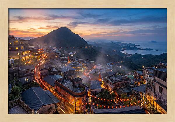 Jiufen At Blue Hour