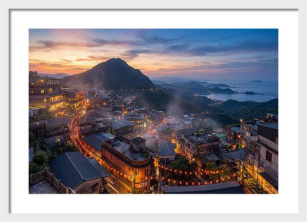 Jiufen At Blue Hour