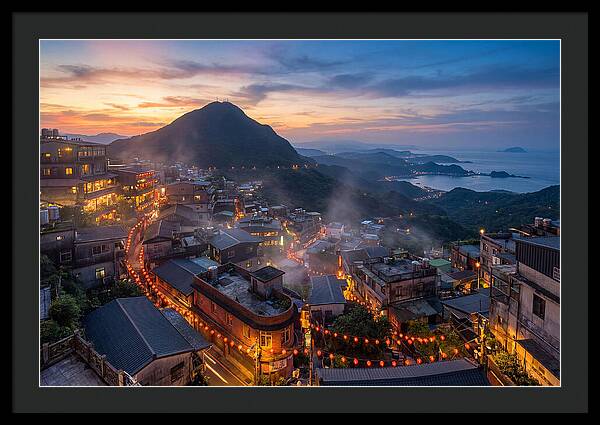 Jiufen At Blue Hour