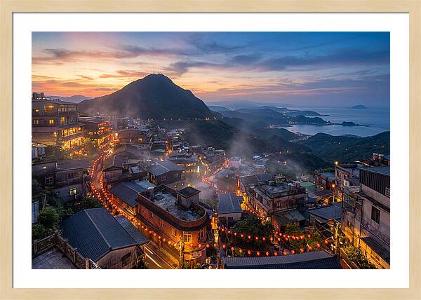 Jiufen At Blue Hour