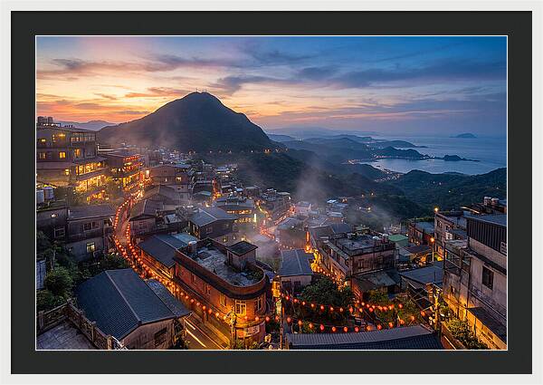Jiufen At Blue Hour