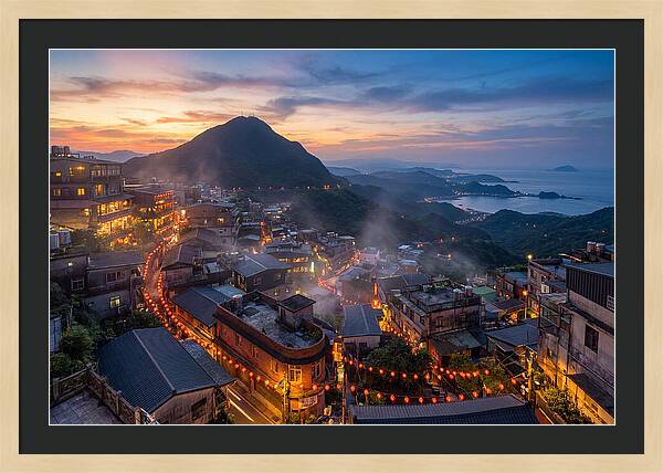 Jiufen At Blue Hour