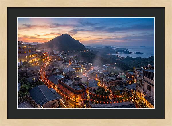 Jiufen At Blue Hour