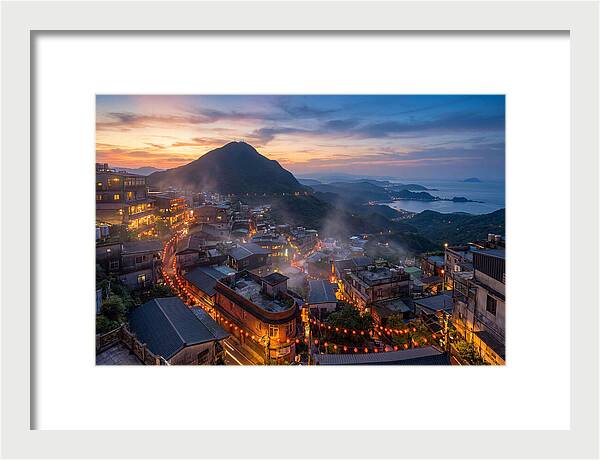 Jiufen At Blue Hour