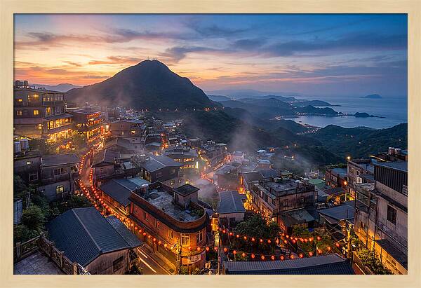 Jiufen At Blue Hour