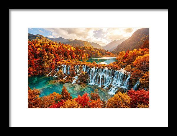 Jiuzhaigou Valley In Autumn Splendor