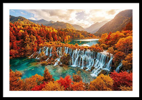 Jiuzhaigou Valley In Autumn Splendor