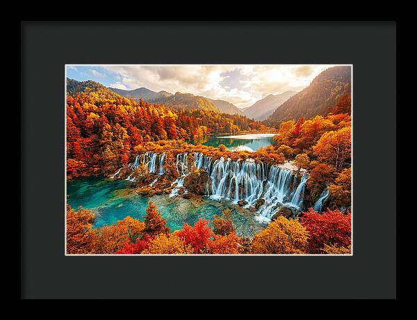 Jiuzhaigou Valley In Autumn Splendor