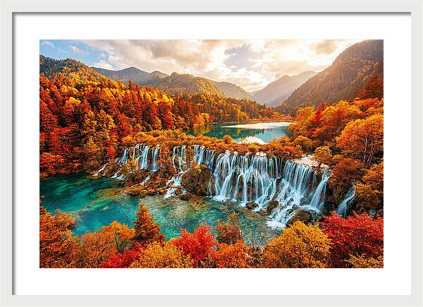 Jiuzhaigou Valley In Autumn Splendor