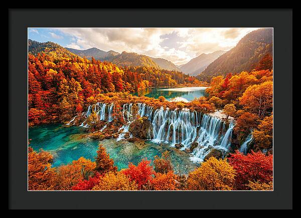 Jiuzhaigou Valley In Autumn Splendor