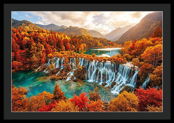 Jiuzhaigou Valley In Autumn Splendor