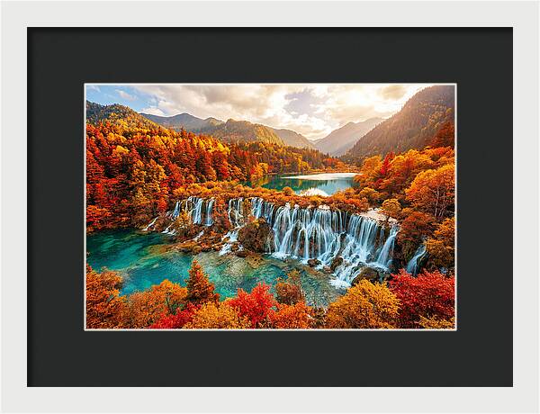 Jiuzhaigou Valley In Autumn Splendor
