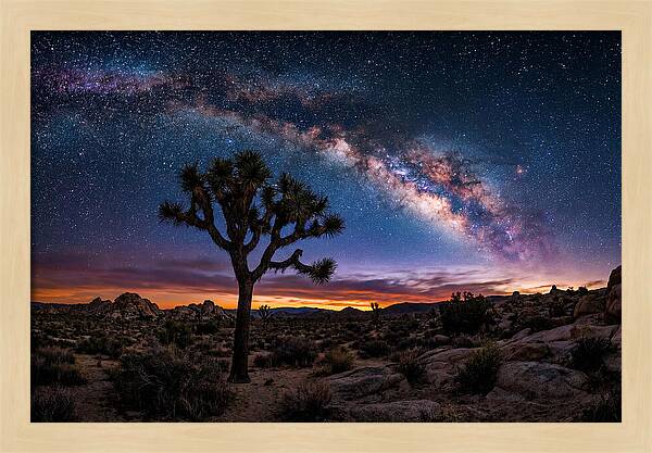 Joshua Tree Under The Milky Way