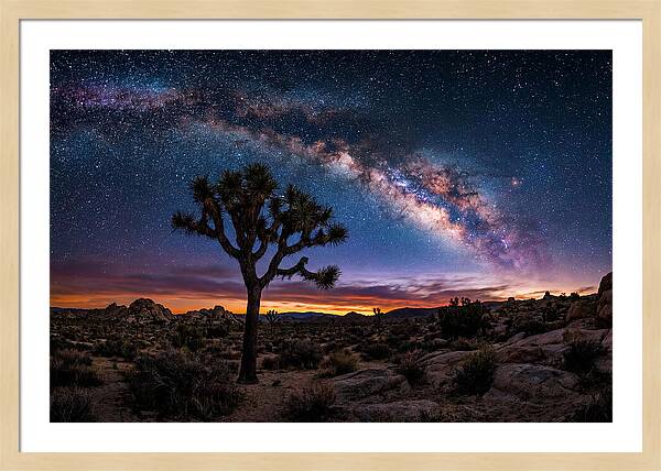 Joshua Tree Under The Milky Way