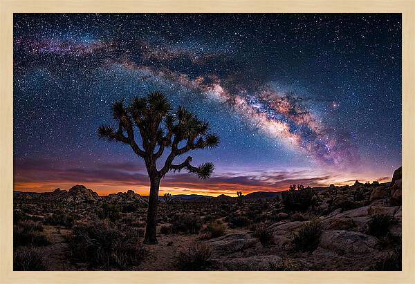 Joshua Tree Under The Milky Way