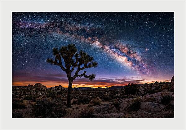 Joshua Tree Under The Milky Way